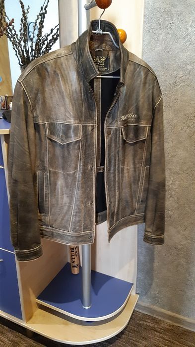 Куртка кожаная пиджак шкіряний мужская  шкіряна