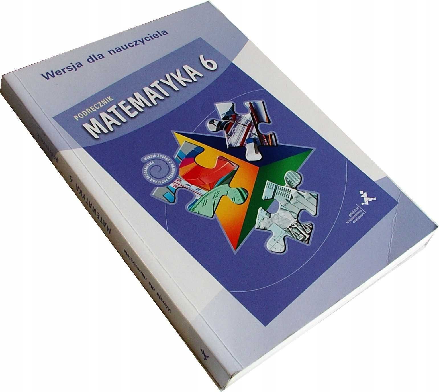 MATEMATYKA 6 Podręcznik wersja dla nauczyciela - Dobrowolska