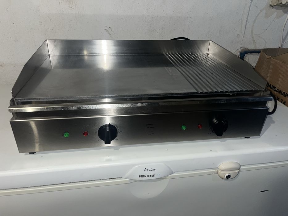 Grelhador profissional aço inoxidável