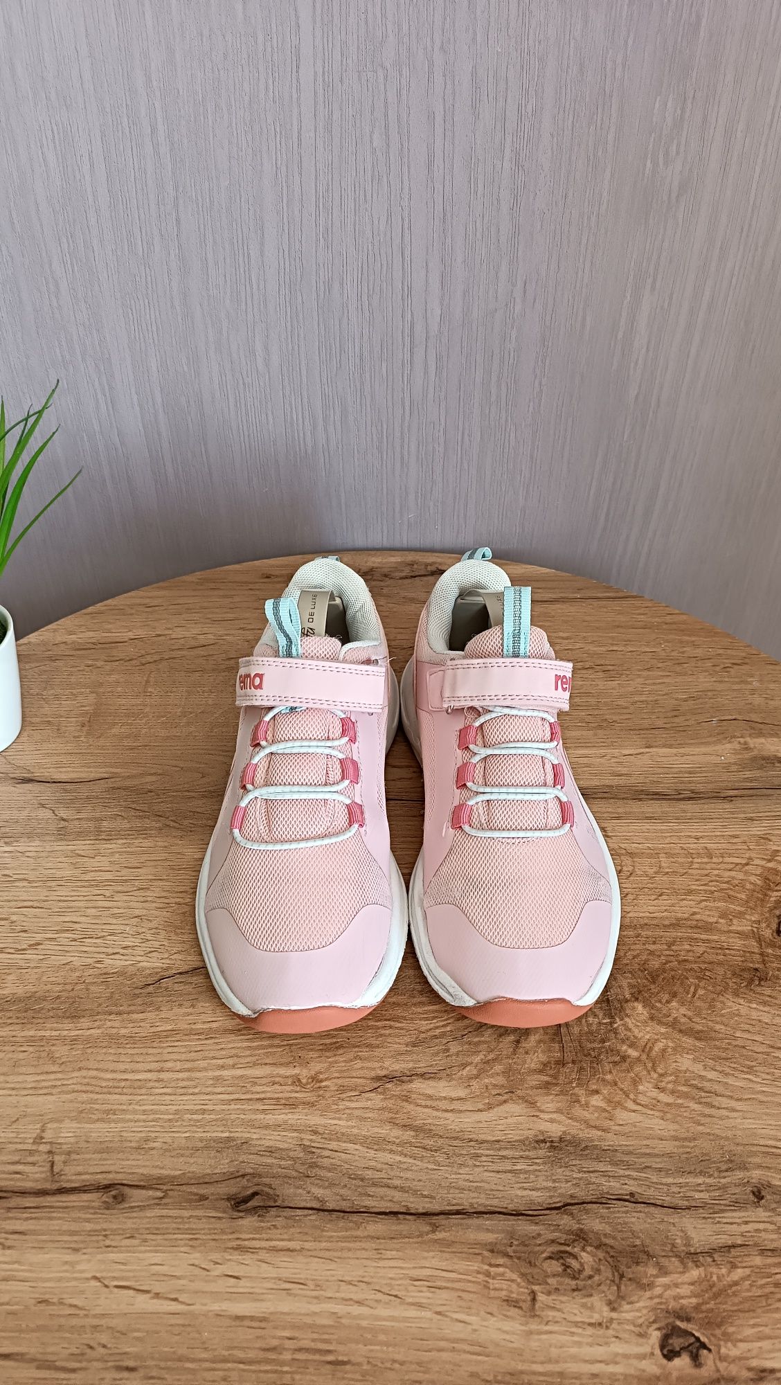 Розовые кроссовки Reima 35р-23см на девочку, детские весенние кросовки