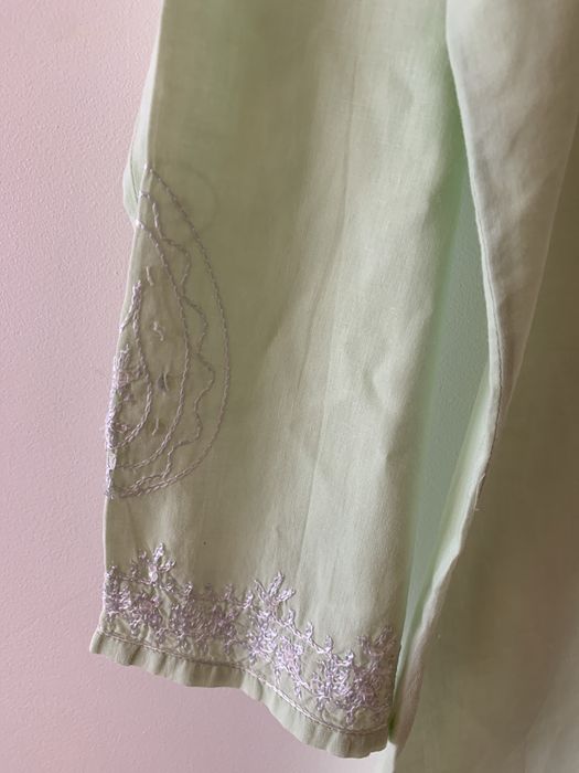 Blusa , tunica verde natura