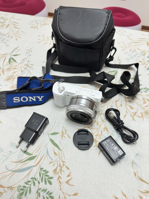 Sony a5100 wifi com lente 16-50mm e bolsa