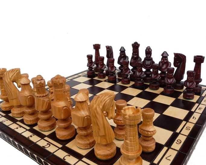 Большие деревянные шахматы ЦЕЗАРЬ 60 х 60 см