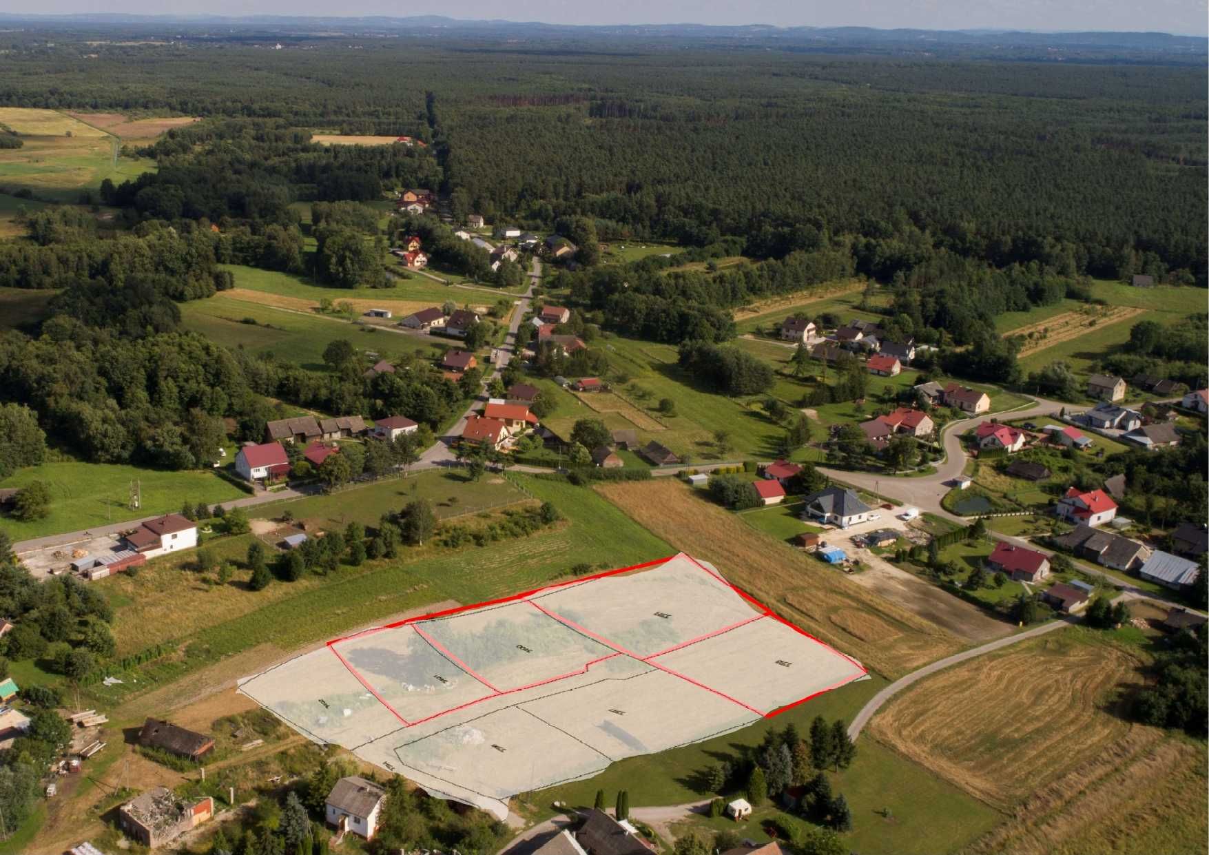 Działka budowlana - Strzelce Wielkie (powiat Brzeski, gm. Szczurowa)