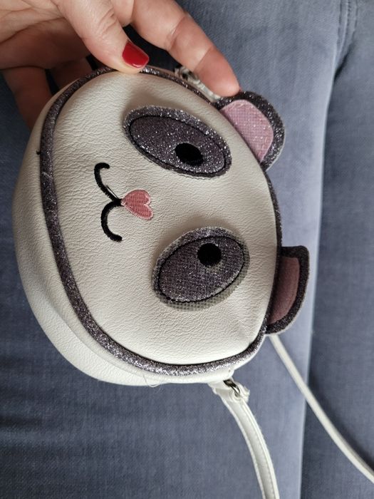 Torebka na ramię Panda Cool Club Smyk biała