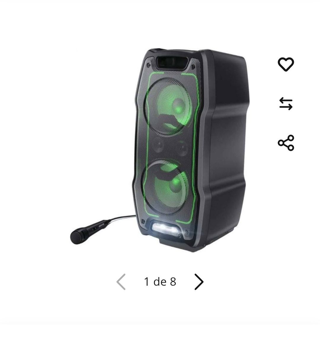 Coluna portatil sharp