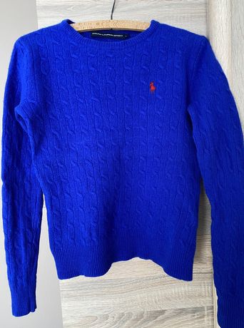 Sweter polo Ralph Lauren wełna merino 38-40