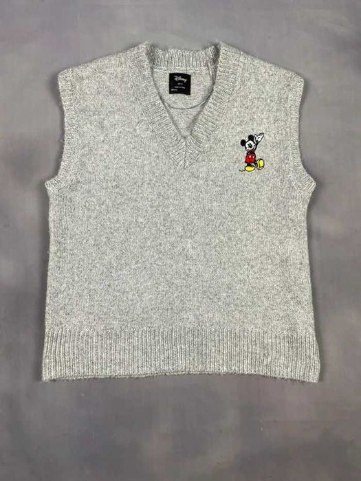 Женский вязаный серый жилет DISNEY Mickey Mouse, р. S-М