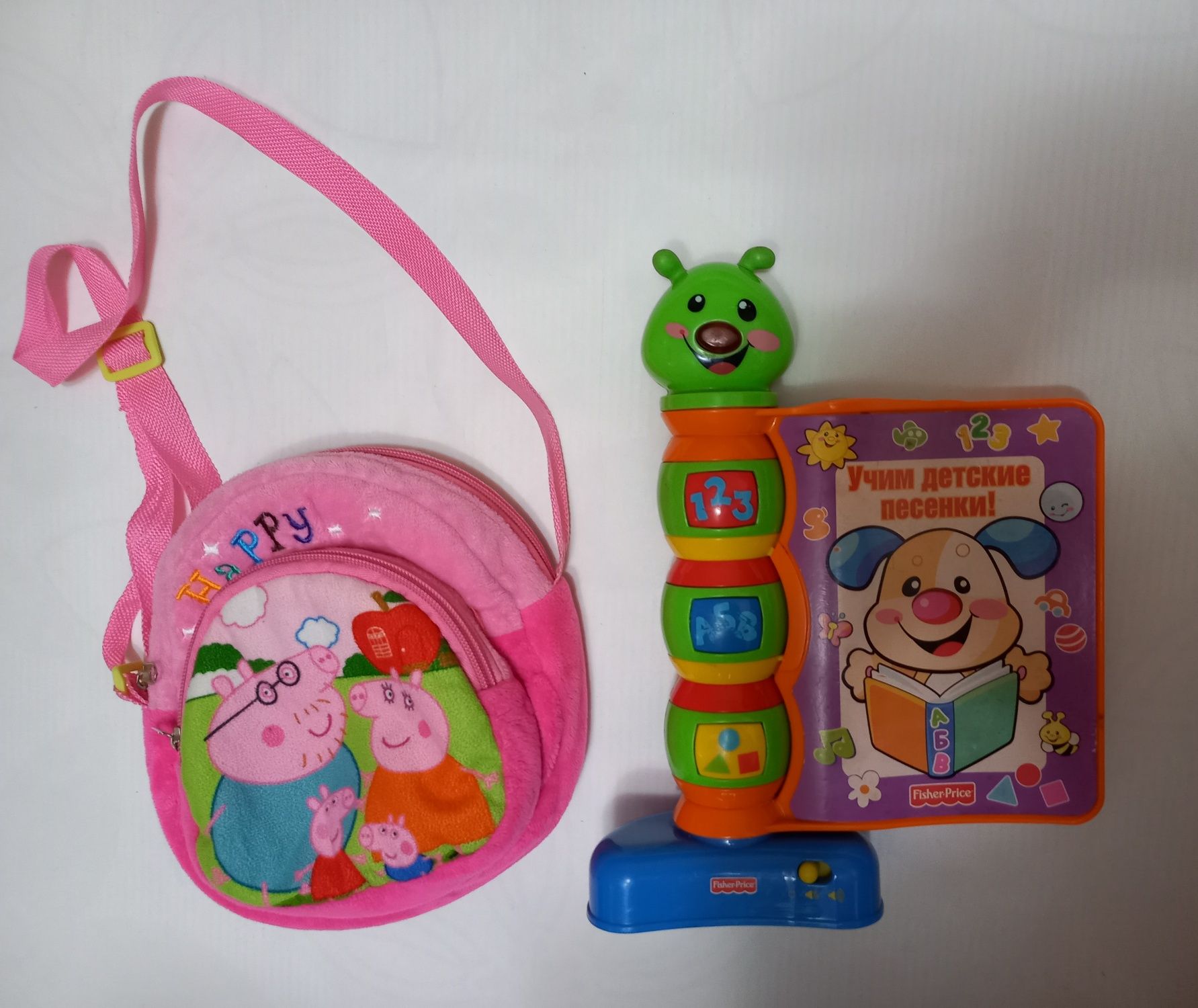 Навчальна книга Fisher Price + сумочка