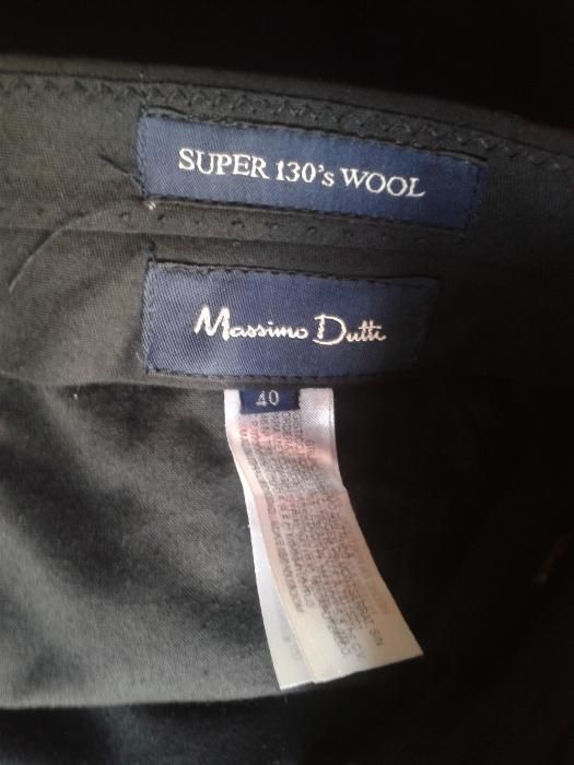 Fato preto Massimo Dutti