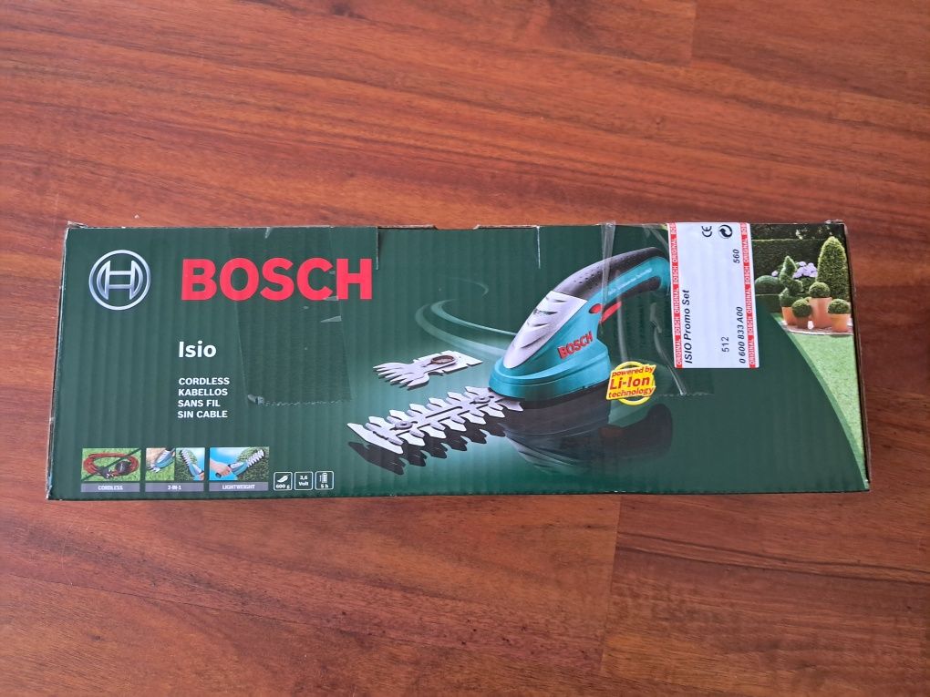 Bosch zestaw akumulatorowe nożyce do trawy i krzewów