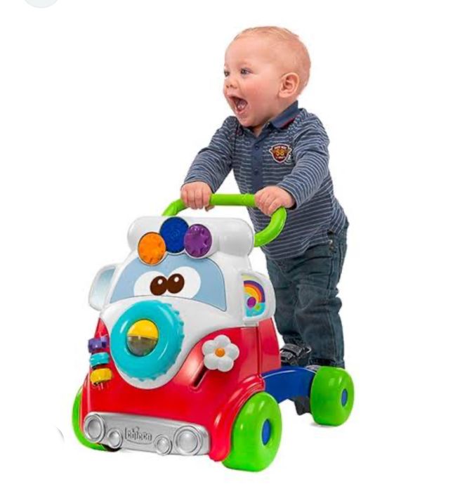 Chicco ходунки 2-в-1  Happy Hippy Walker, каталка, штовхачі