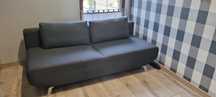 Kanapa Sofa Tapczan rozkładany funkcja spania duża skrzynia.