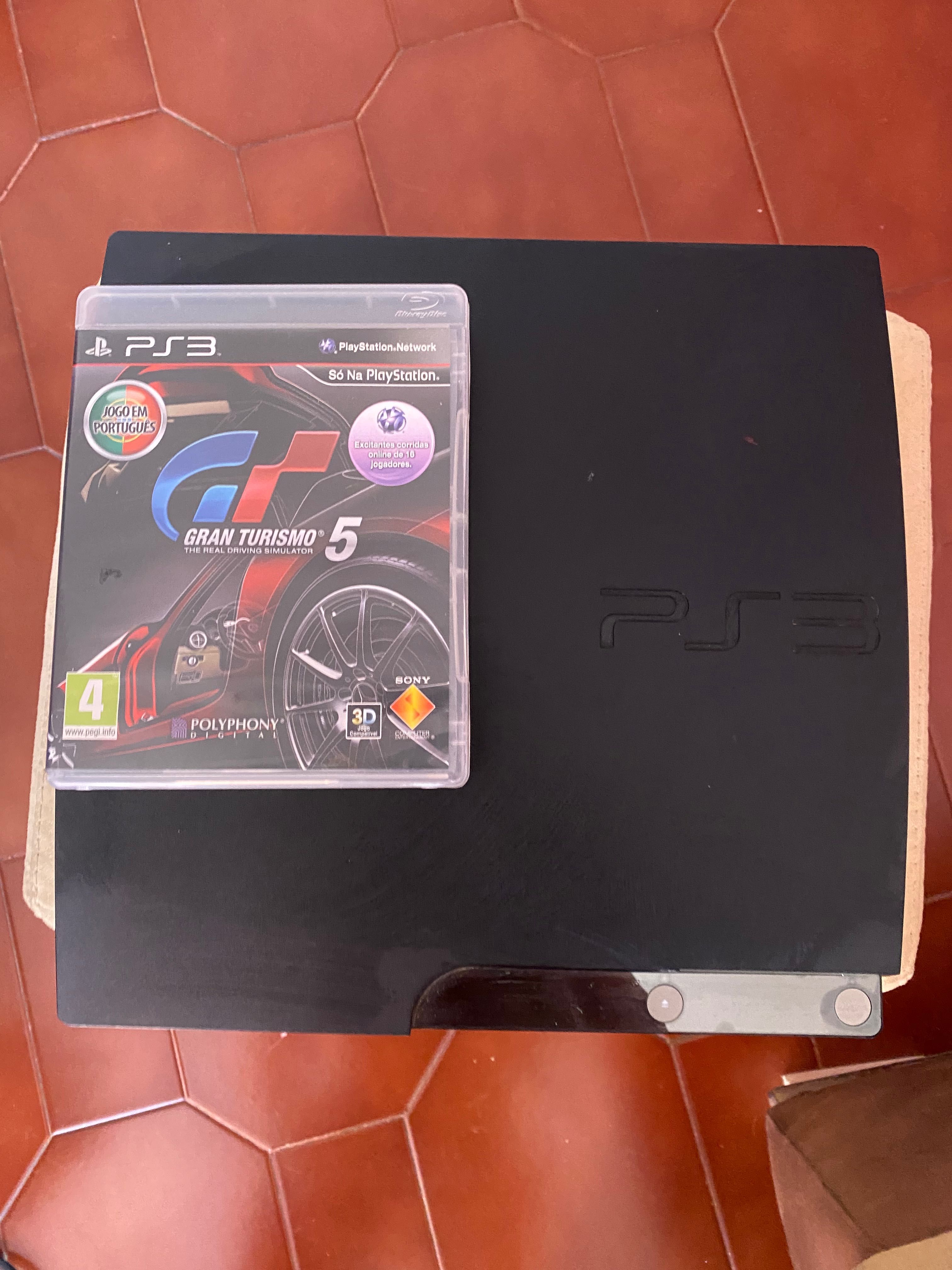 PlayStation 3 com jogo fisico + dvd