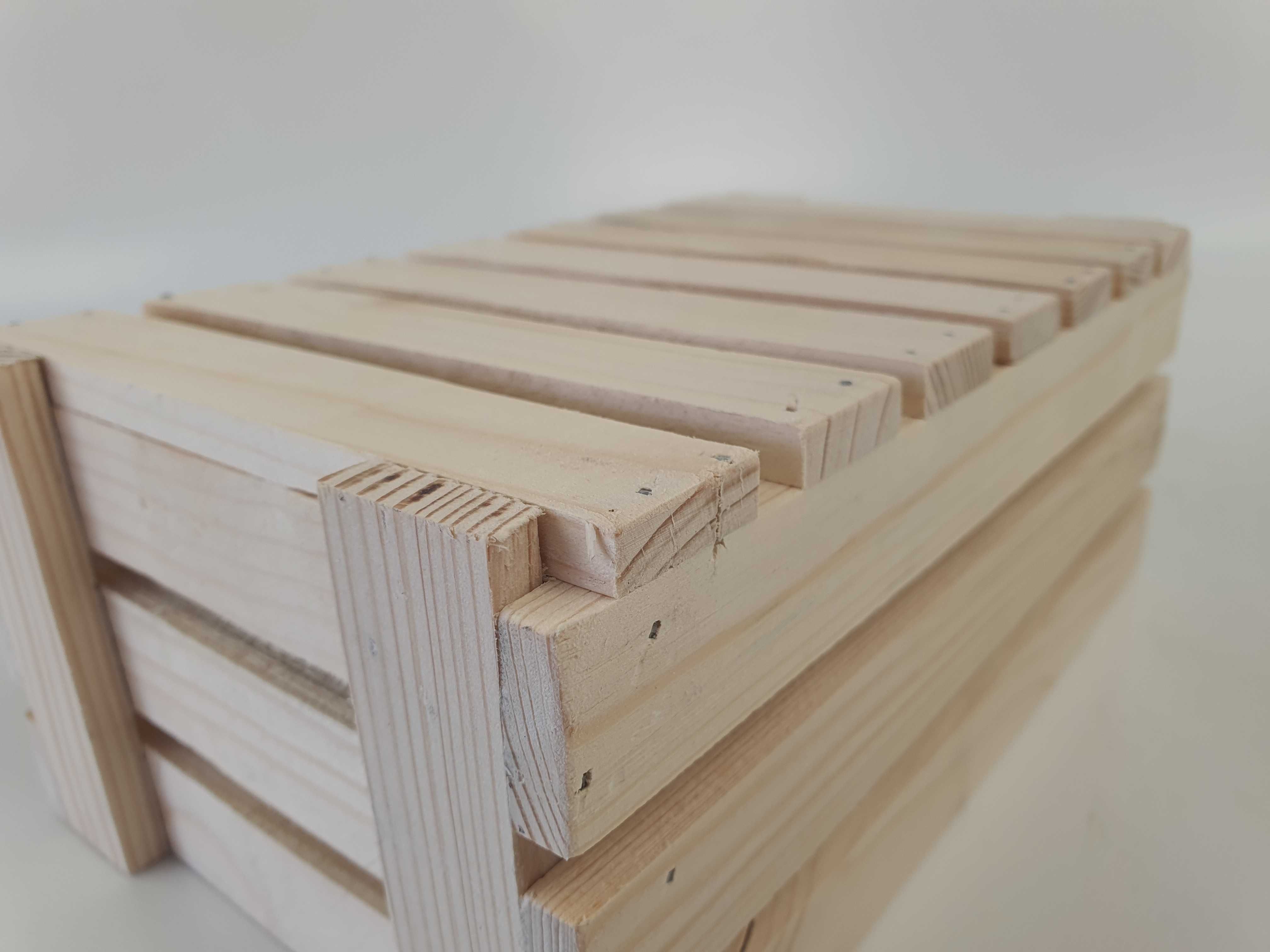 Skrzynka drewniana PREMIUM półka dekoracyjna 25x15x10 rozmiar S