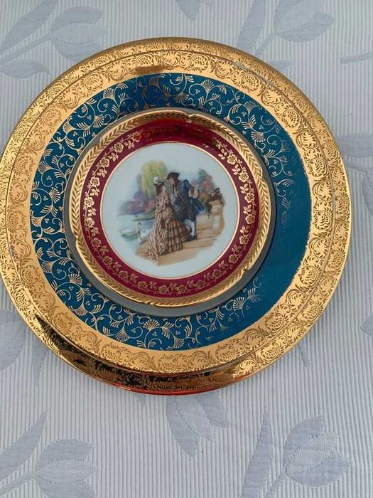 3 pratos decorativos Limoges
