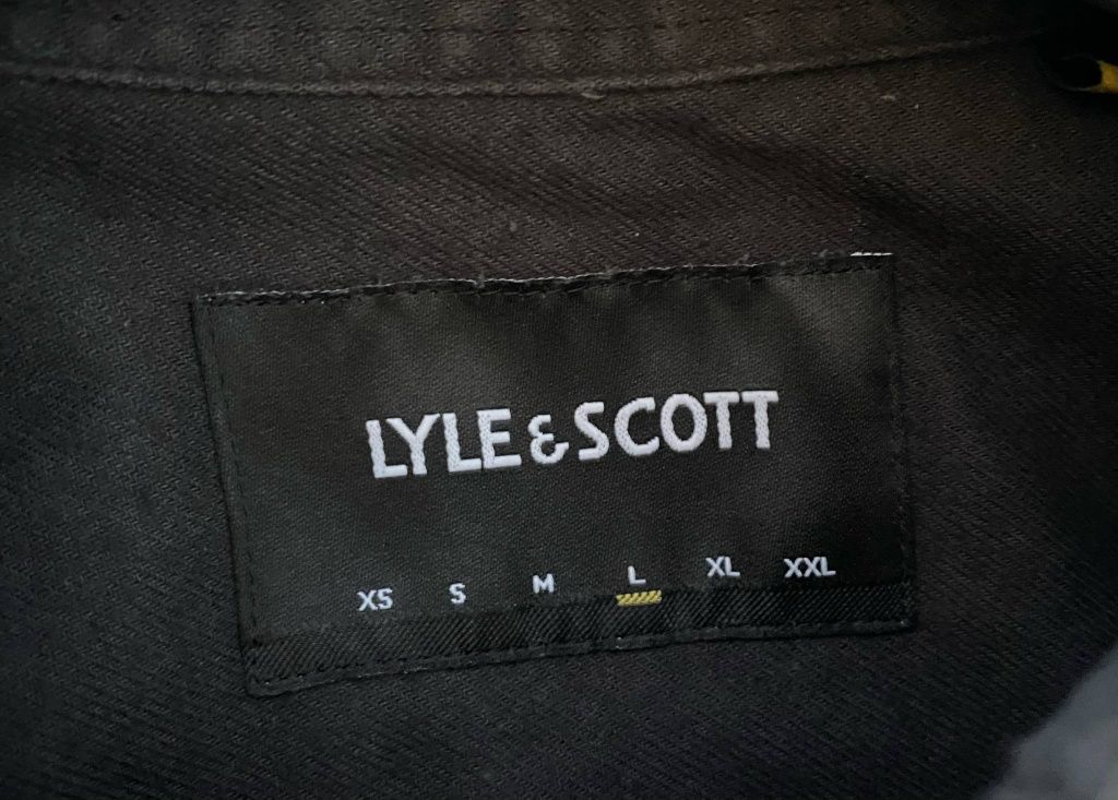 Koszula czarna Lyle & Scott
