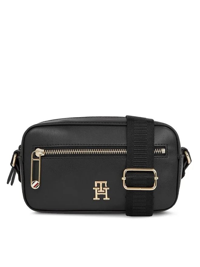 Tommy Hilfiger Сумка Iconic Tommy Camera Bag AW0AW14873 Чорний