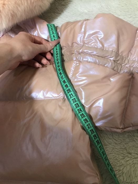 Пуховая куртка, натуральный пух, пуховик оверсайз