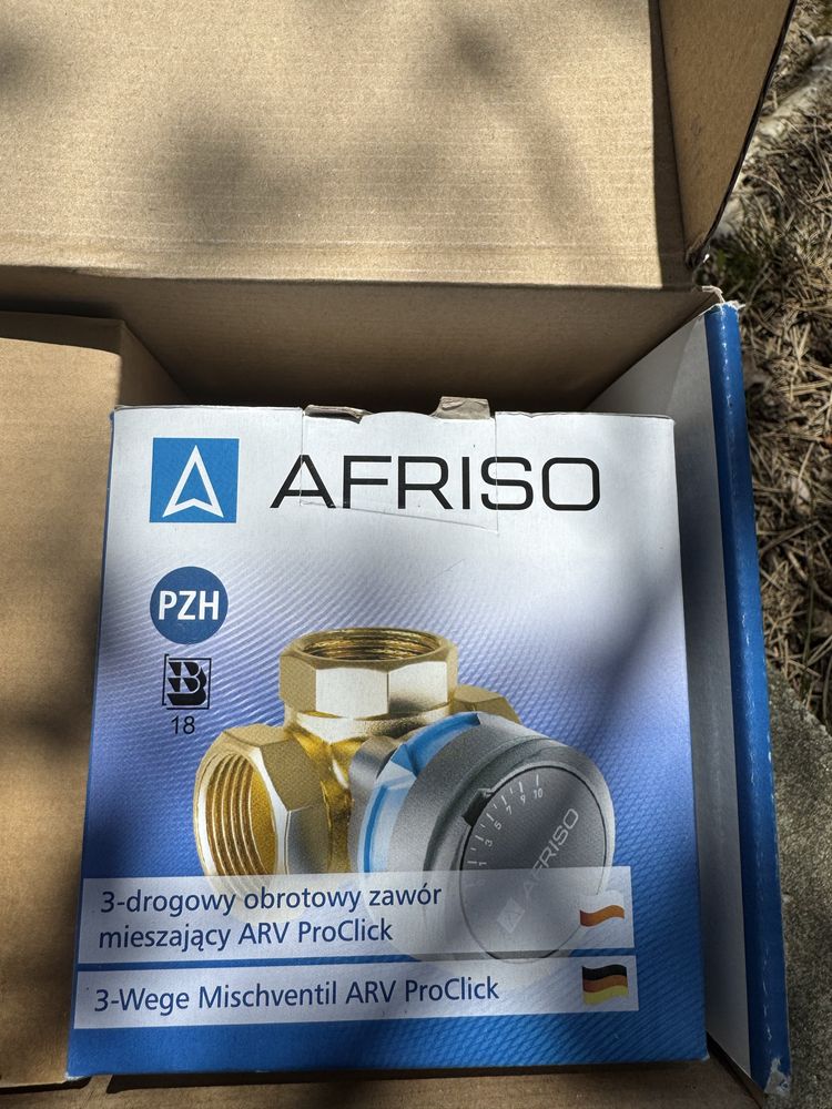 Afriso silownik i zawor mieszający 3 drogowy arv dn50 arm343 nowy