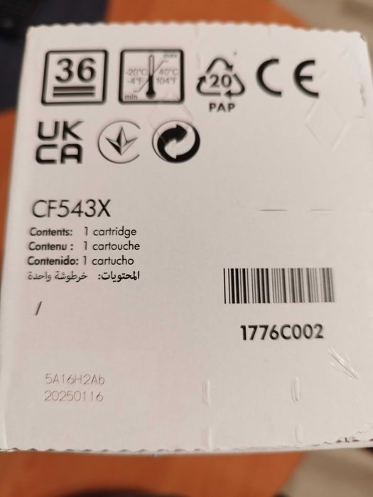 Toner HP 203X CF543 Magenta