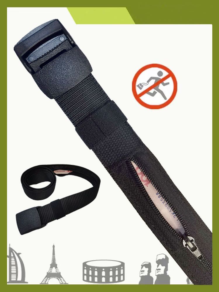 Pasek ze schowkiem na pieniądze 120 cm