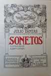 Livro Sonetos, de Júlio Dantas, 1ª edição - 1916