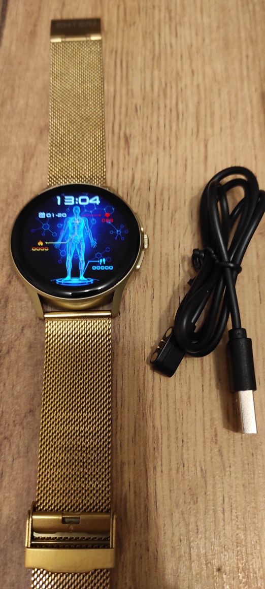 Damski Smartwatch Enter Candice Złoty
