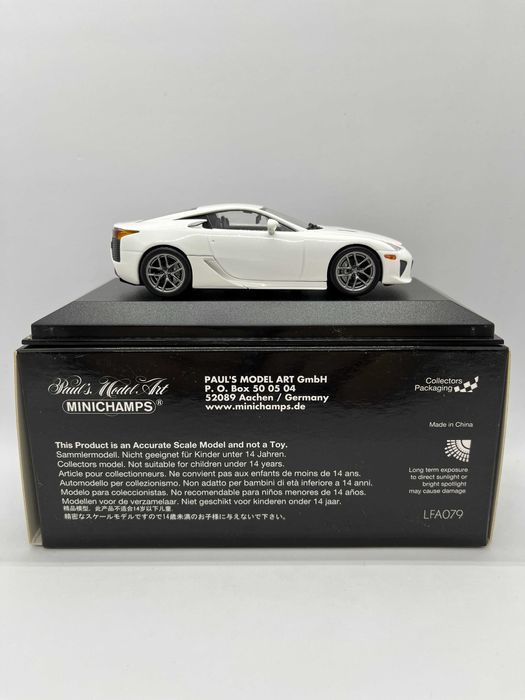 MINICHAMPS Lexus LFA white LFA079 1:43 1/43