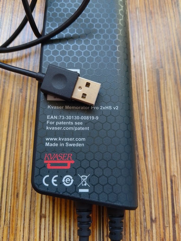 Kvaser Memorator Pro 2xHS v2 - це двоканальний шинний інтерфейс CAN пр