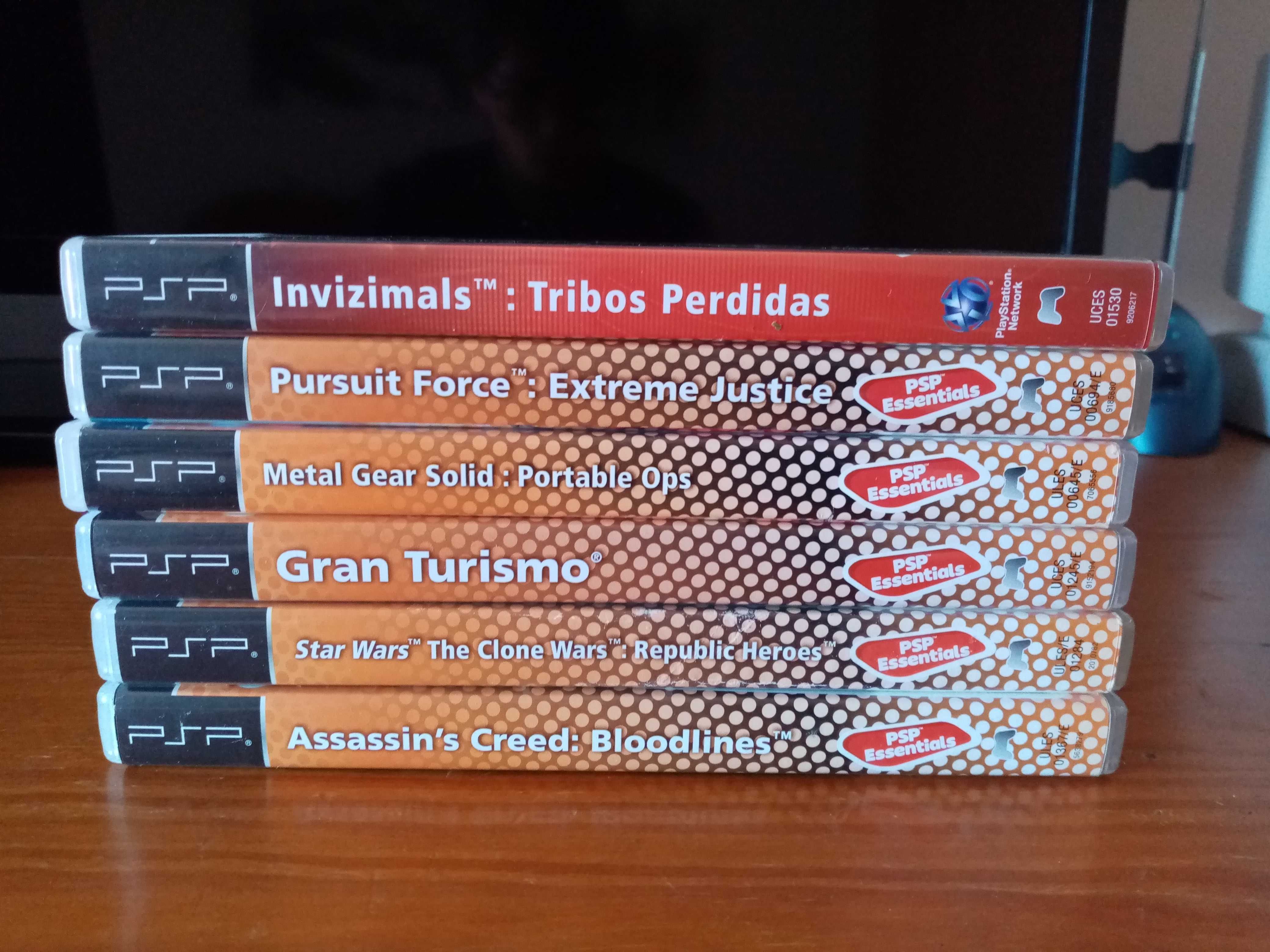 LOTE JOGOS PSP (Invizimals, Gran Turismo, etc)