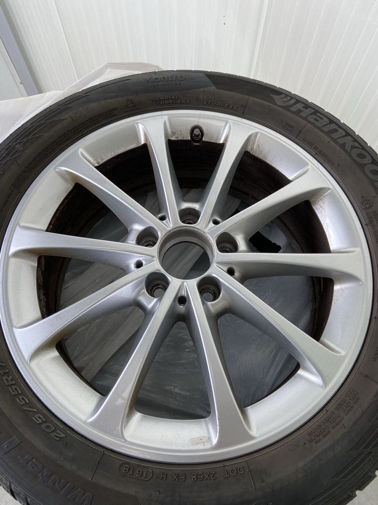 4 jantes  mercedes com pneus Raio 17