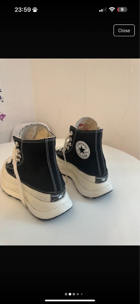 converse chuck 70 AT CX PLATFORM UNISEX - Sneakersy wysokie