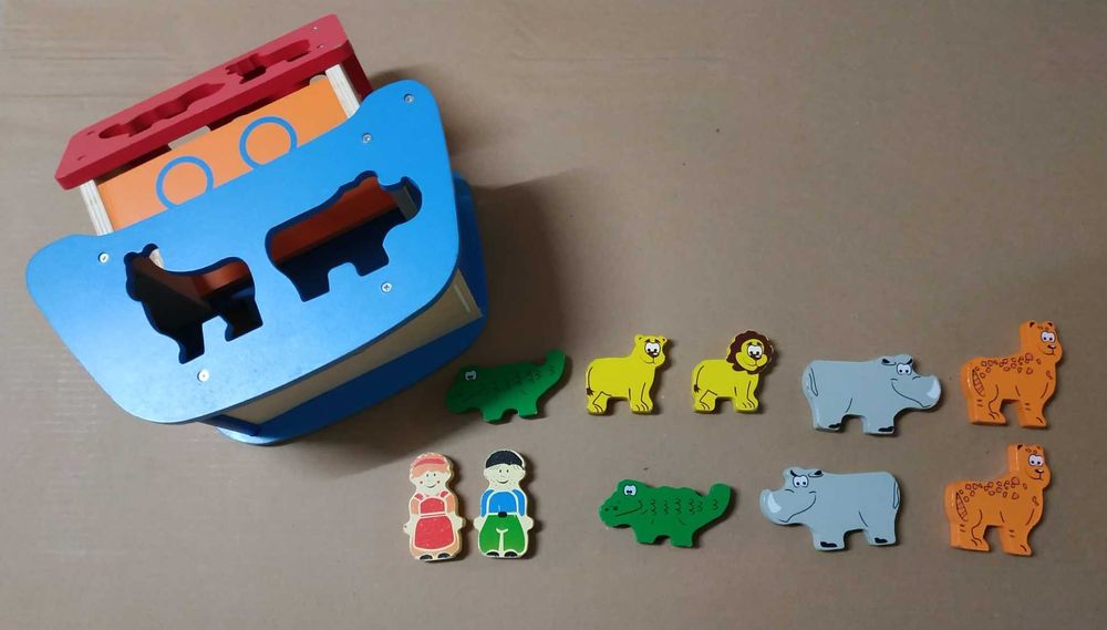 Brinquedo madeira formas