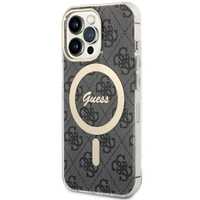 Etui Guess Guhmp13Lh4Stk Na Iphone 13 Pro / 13 - Czarne 4G Magsafe