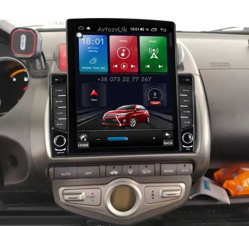 Магнитола CITY Honda JAZZ GPS USB 2 дин Сити Джаз CarPlay Android 14