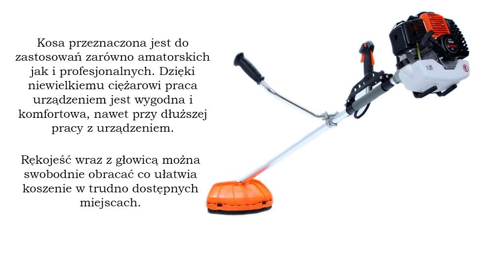 Kosa spalinowa Demon RQ580 5,2kM podkaszarka wykaszarka +21xGRATISÓW