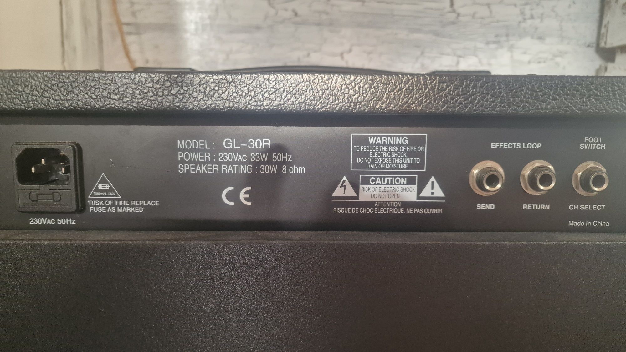 Wzmacniacz gitarowy Bogey Amp gl30r