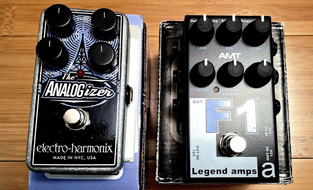 AMT F1, EHX AnalogIzer