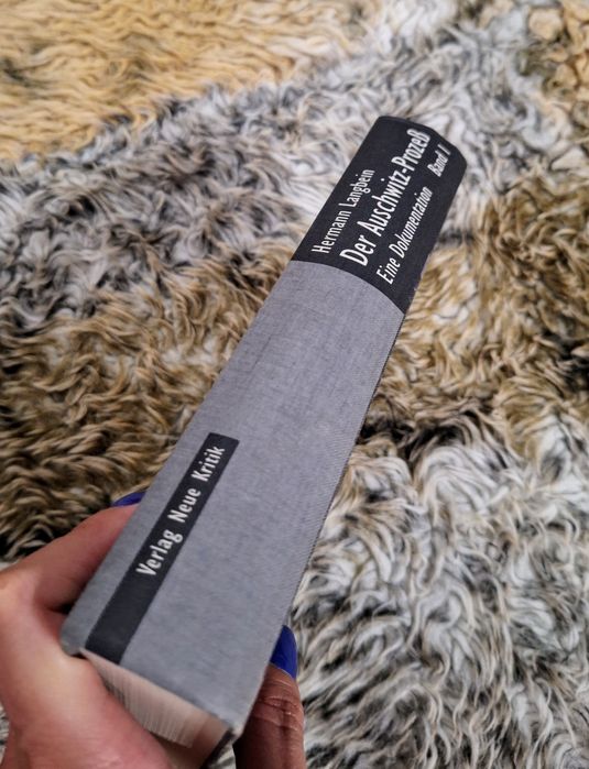 Hermann Langbein Der Auschwitz-Prozeß Literatura niemiecka Książka