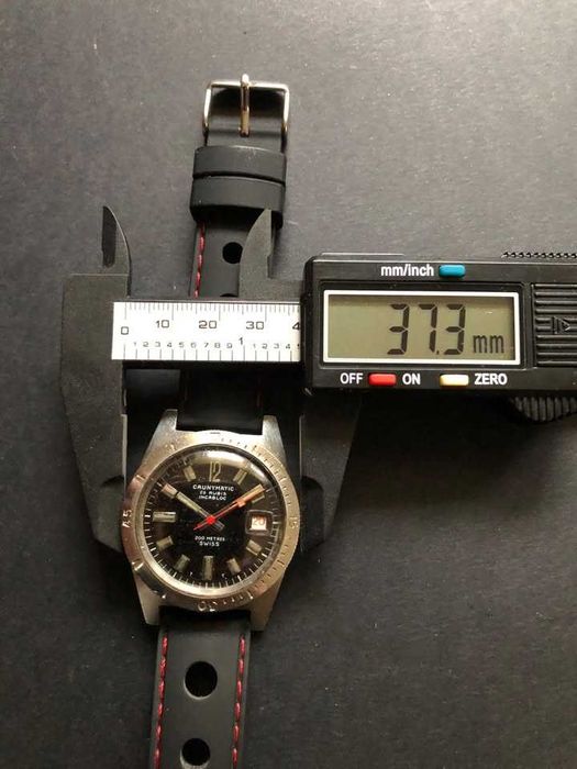 cauny caunymatic automático 25 rubis antigo relógio todo em aço pulso