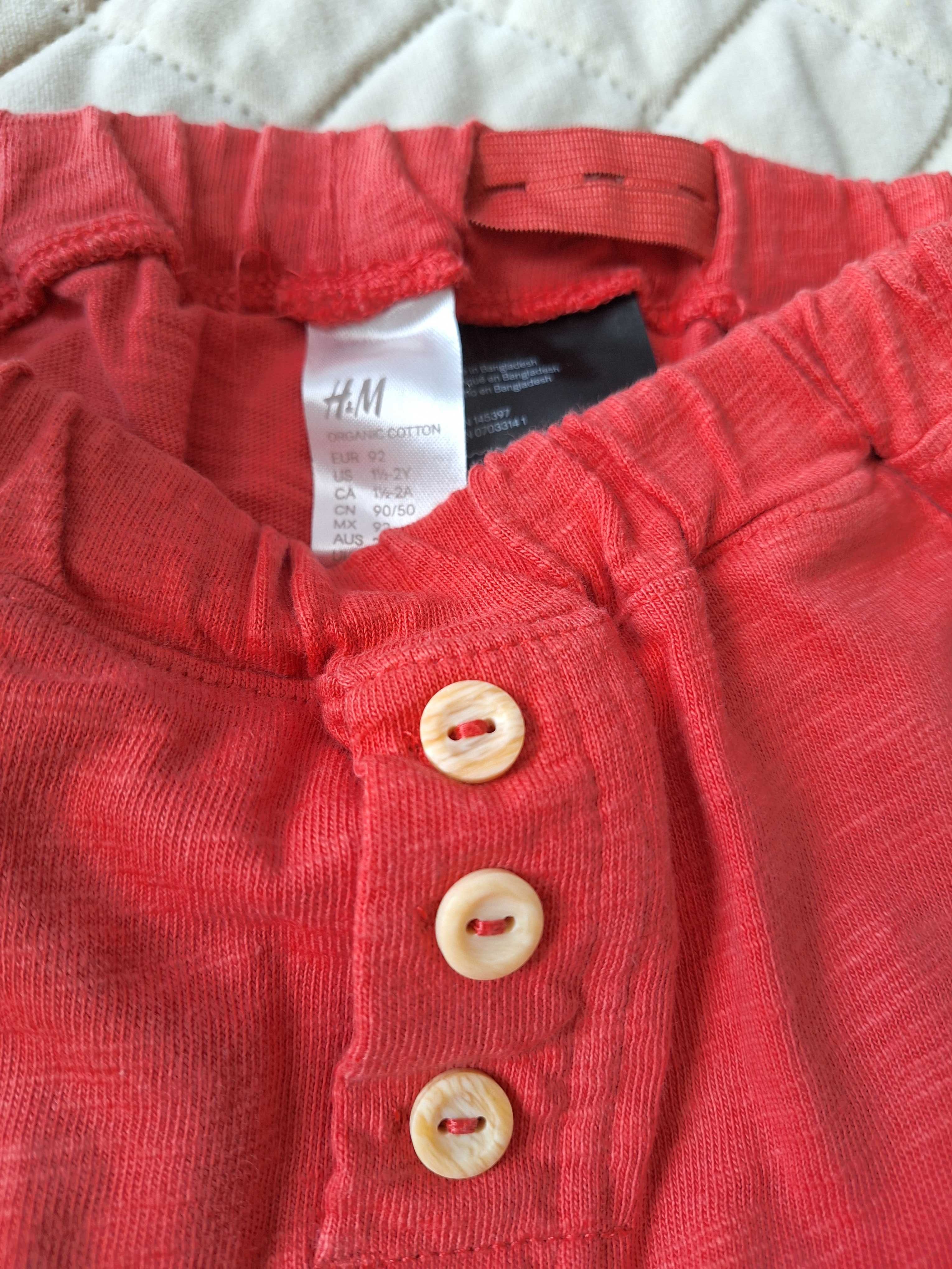 H&M linia Organic Cotton szorty r.92