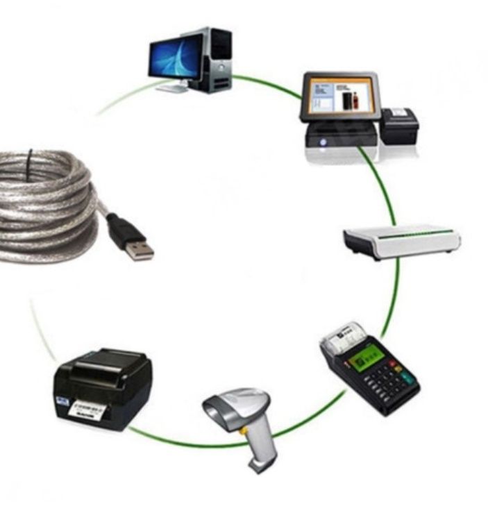 Кабель активный USB 2.0 удлинитель усилитель 5 метров