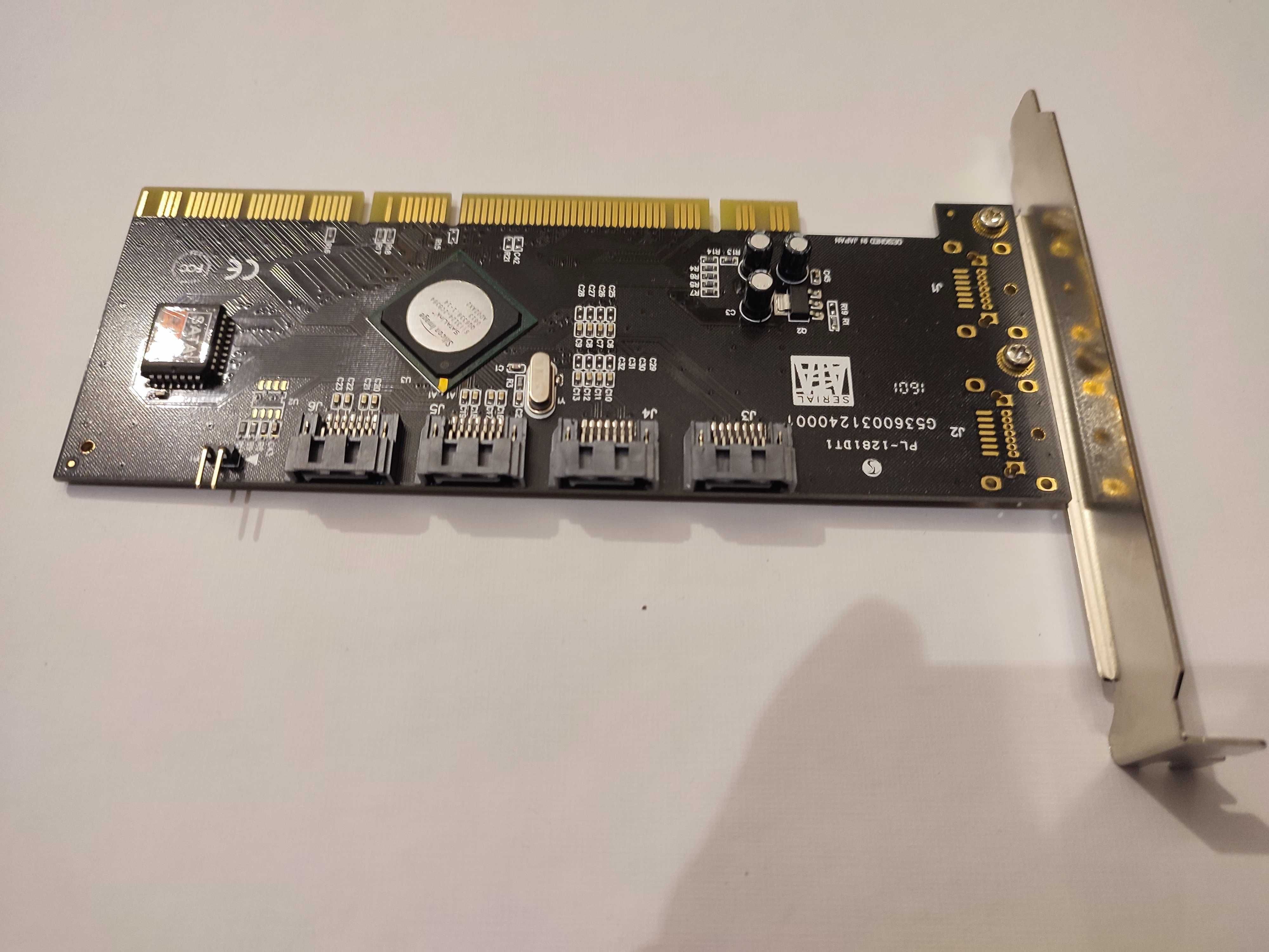 Kontroler RAID PCI 4x SATA2 3 GB/s  SYBA P/N:SY PCX40009