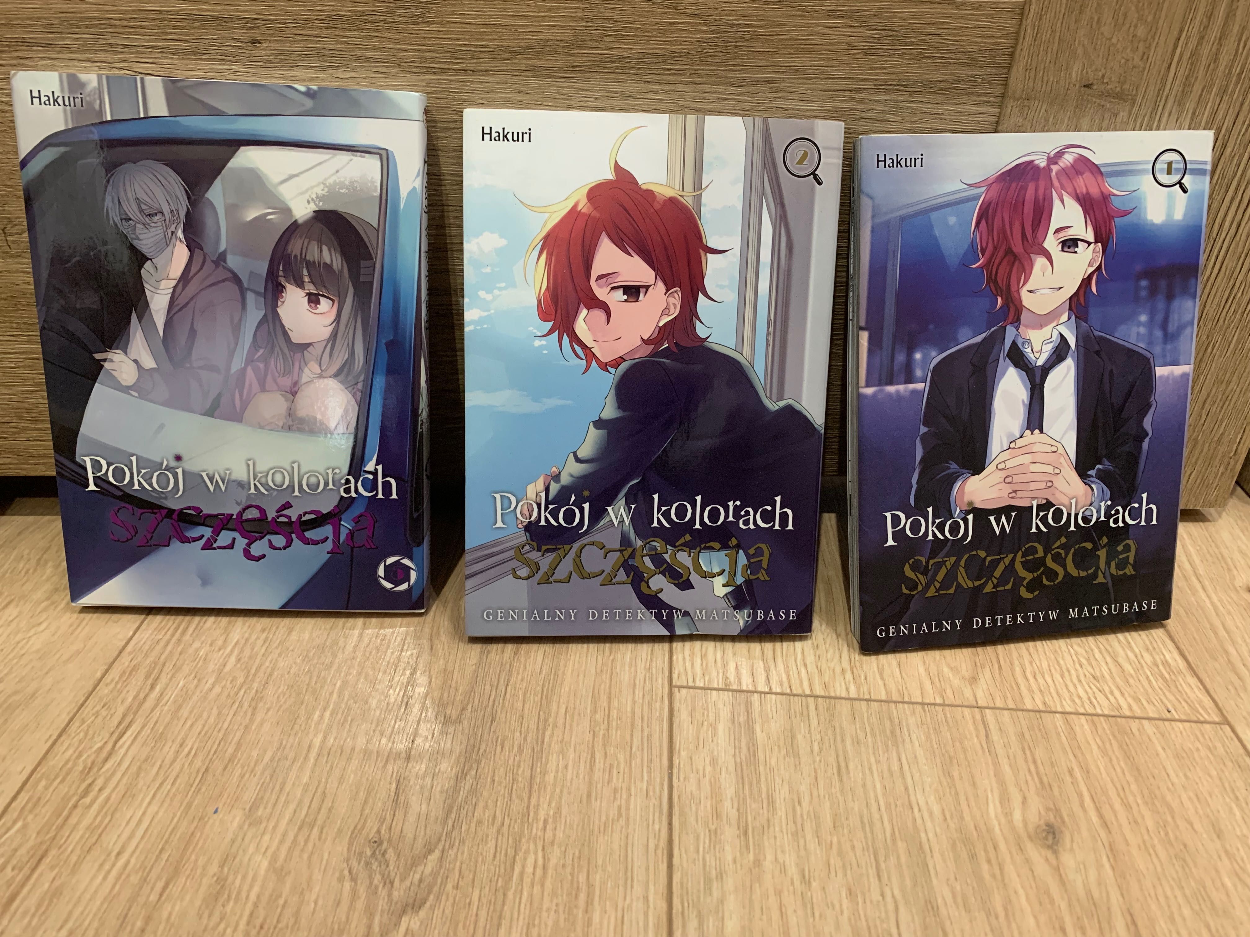 Manga anime książka nowa zestaw pokoj w kolorach szczęścia