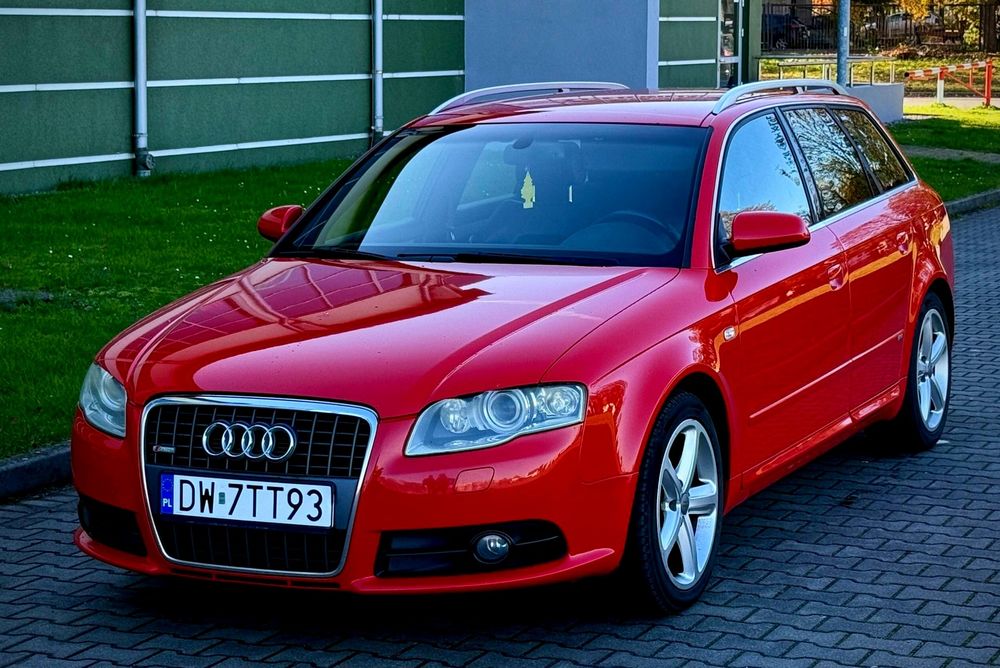 Audi A4 B7 S-line 2.0 TDI 170 KM Super Stan Zadbana Zarejestrowana