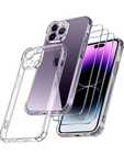 ivoler Etui 4 w 1, kompatybilne z iPhone 14 Pro 6,1 cala