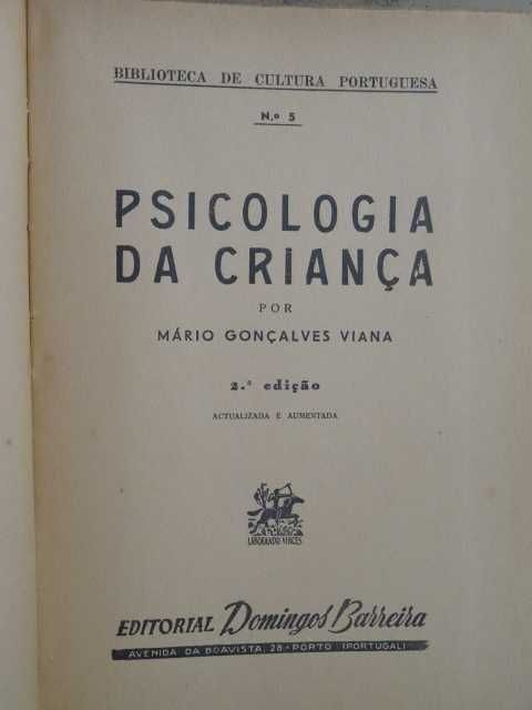 Psicologia da Criança de Mário Gonçalves Viana