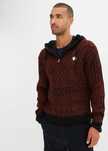 B.P.C sweter męski z ocieplanym kapturem 4XL.