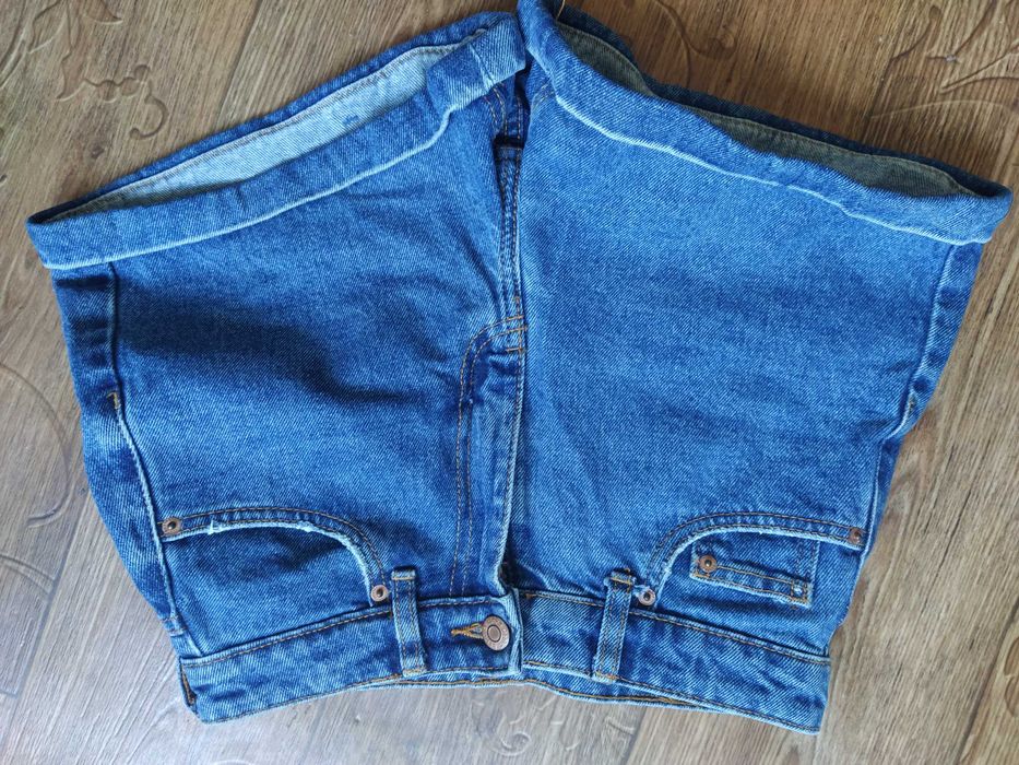 Джинсові жіночі шорти Bershka Denim